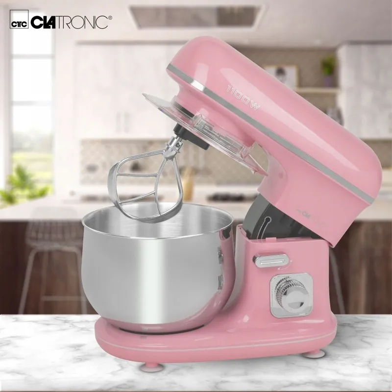 Кухонна машина (тістоміс) Clatronic KM 3711 Pink